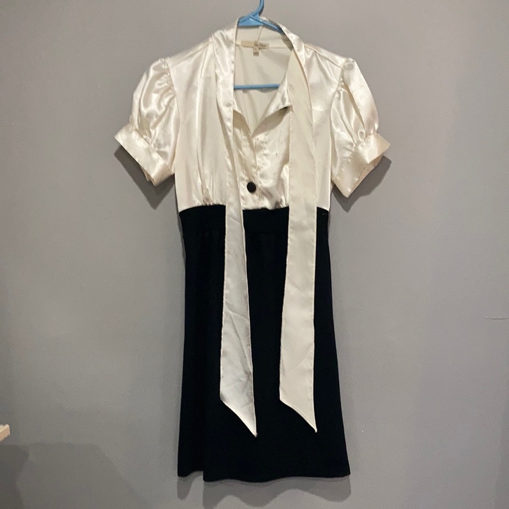 Black and white dress